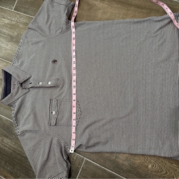 Southern Proper Gray Striped Polo - Picture 6 of 10